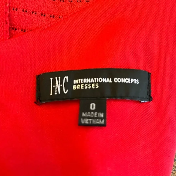 Red fit and flare by INC International Concepts. - Picture 4 of 6